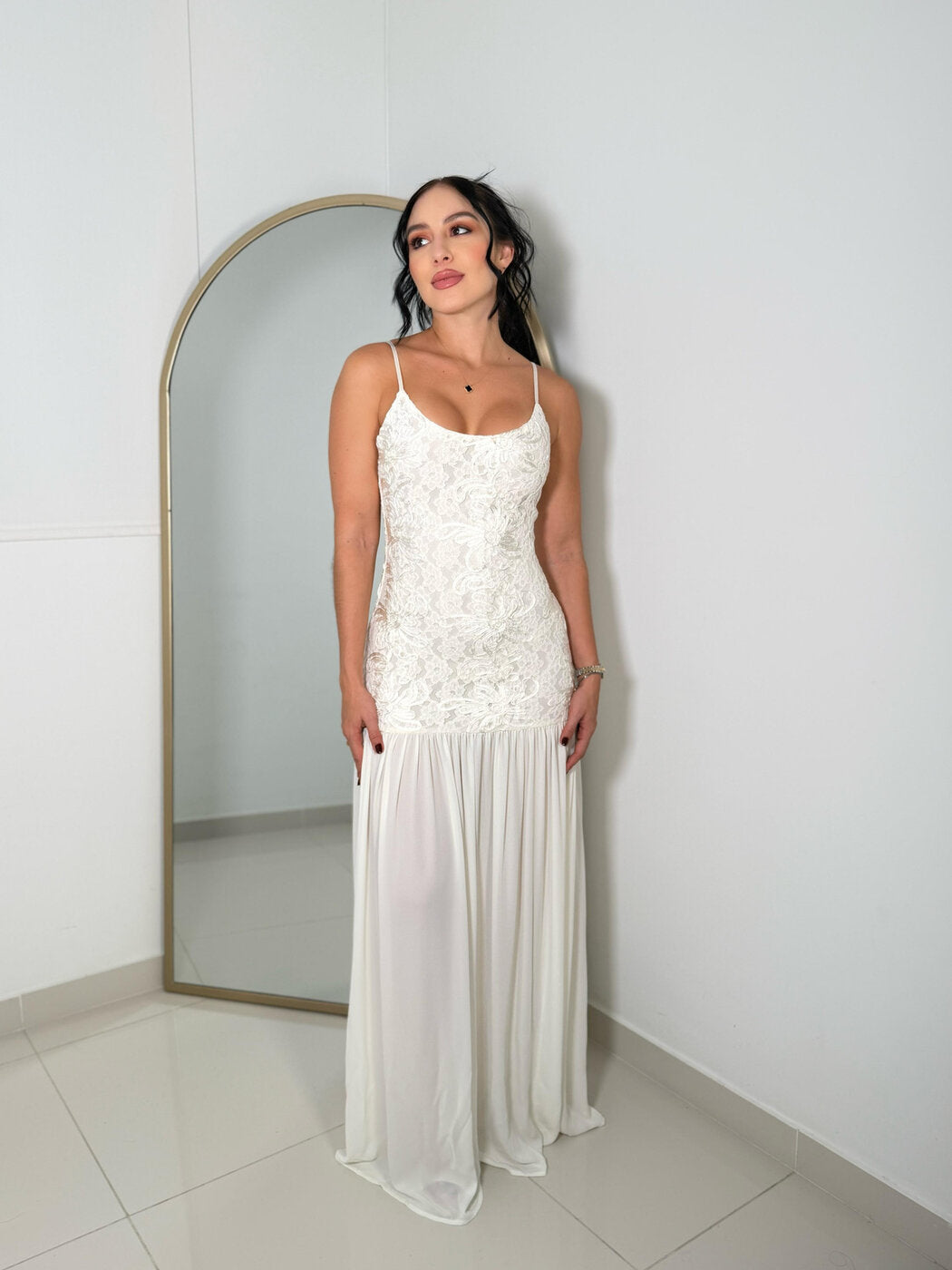 Vestido Novia Perla