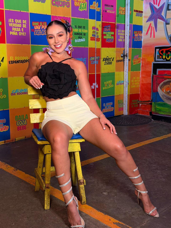 Short Blanco